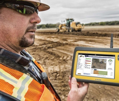 Використання системи Trimble® для будівництва доріг і земельних маніпуляцій